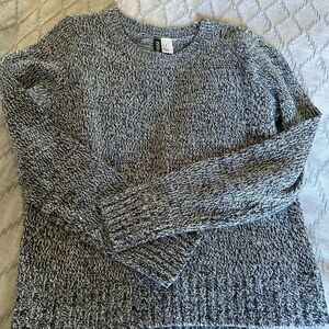 New, unused, Divided Navy Knit Sweater